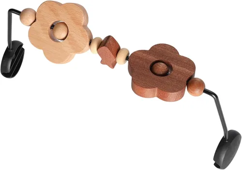 Miniatura 7 de Barra de juguete compatible con Baby Bjorn Bouncer Toy Bar para Baby Bouncer, accesorio de madera duradera para bebés, juguetes sensoriales