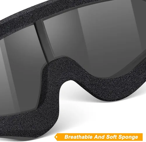 Miniatura 8 de OXG 2 pares de gafas de motocicleta aptas para casco, gafas de esquí ATV anti-UV, a prueba de polvo, resistentes al viento, gafas de motocross