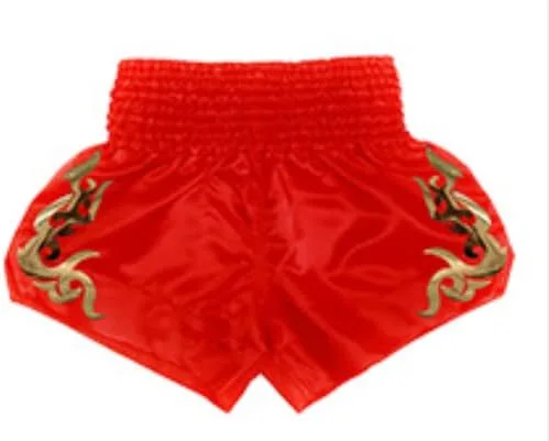 Miniatura 2 de Pantalones cortos clásicos de Muay Thai para hombres y mujeres, boxeo, kickboxing, artes marciales mixtas, ropa de lucha BJJ, entrenamiento