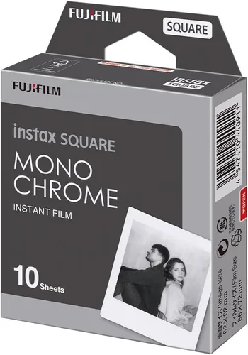 Película Fujifilm Instax Square monocromática – 10 exposiciones
