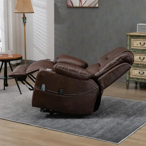 Miniatura 6 de JUUXO Panorama 1.0 - Sillas elevadoras eléctricas reclinables para personas mayores, altura ajustable, calor, masaje, asiento de 26 pulgadas