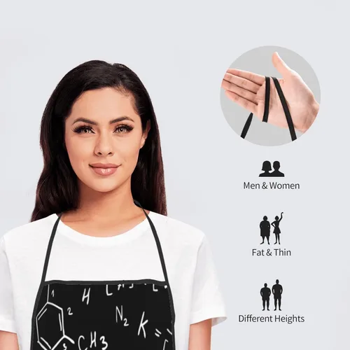 Miniatura 7 de Science Chemistry Equation The Lace Apron, Innovative Lace Design, And Durable Waterproof Effect Make It Very Popular Unisex
