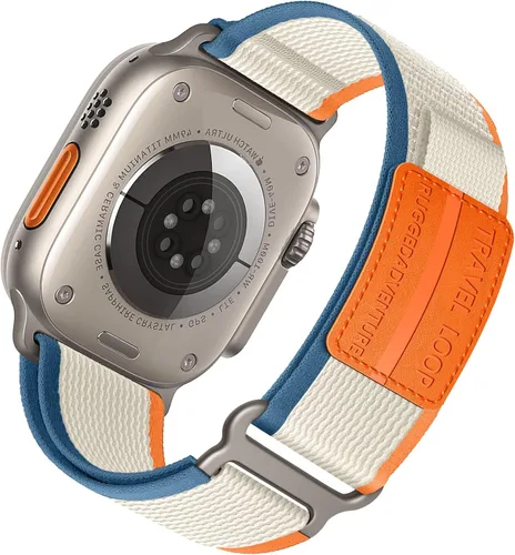 Miniatura 13 de ALMNVO - Correa unisex Trail Loop de nailon resistente para Apple Watch Ultra/2 de 1.92, 1.77, 1.73, 1.65, 1.61, 1.57, 1.49 pulgadas, para Apple