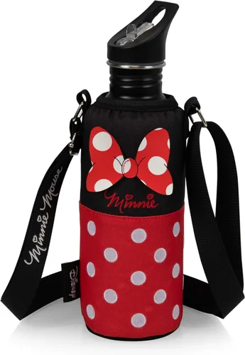 Miniatura 9 de Picnic TIME Disney Shorts Bottle Cooler Tote, Insulated Water Bottle Holder with Adjustable Shoulder Strap for Travel Picnic Theme Parks, Fits 20 to