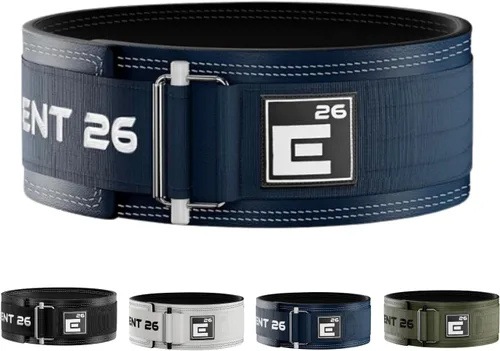 Miniatura 8 de Element 26 - Cinturón híbrido de cuero para levantamiento de pesas para hombres y mujeres - Cinturón de cuero ajustable con bloqueo automático