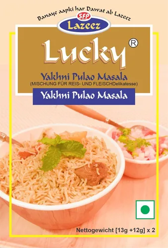 Miniatura 7 de Lucky Masale Party Pack 3 (Tandoori Masala (pollo o cordero), Shami Kabab, Pollo Korma, Kadhai Gosht, Yakhni Pulao)