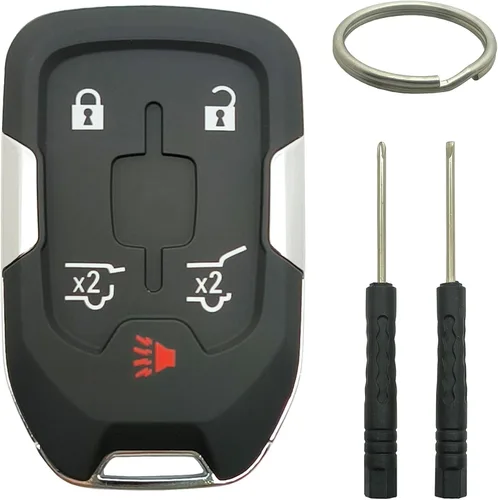 Miniatura 9 de Carcasa de repuesto para llavero inteligente compatible con GMC Acadia Terrain 2019 2020 2021 2022 cubierta de control remoto de coche con entrada