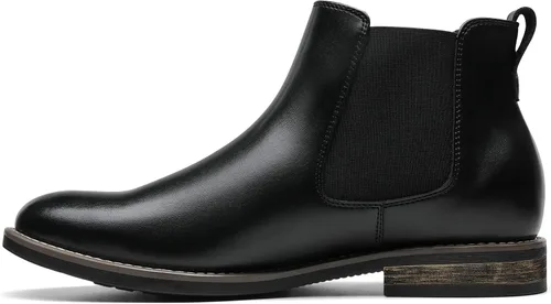 Miniatura 2 de Bruno Marc Botines Chelsea de piel de ante para hombre