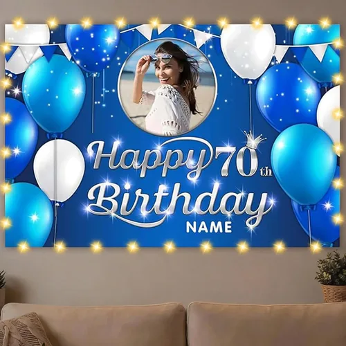 Miniatura 34 de Dicodes Decoraciones de cumpleaños de unicornio personalizadas para niñas, pancarta de cumpleaños de unicornio, decoración de cumpleaños de princesa