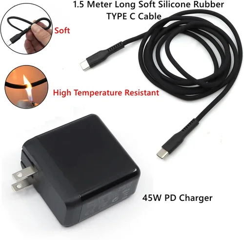 Miniatura 7 de Original TS101 Kit de soldador eléctrico de temperatura ajustable Pantalla digital inteligente con punta de soldadura TS B2 XT60 Cable