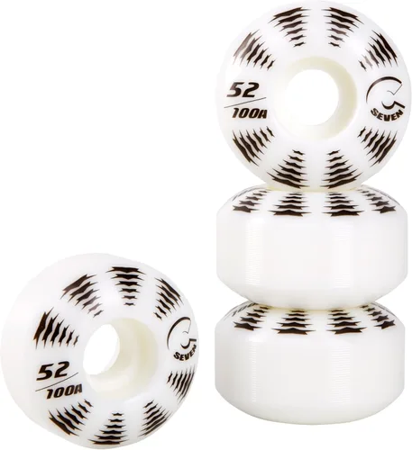 Miniatura 2 de Cal 7 Catch-22 Ruedas de patineta, 2.047 in y 100 A, diseño en blanco y negro, ideal para truco, calle y más multicolor/fantasía (AllStar)