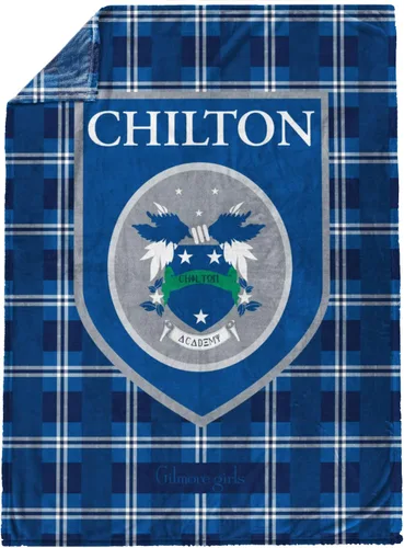 Miniatura 2 de Jay Franco Gilmore Girls Chilton Crest Manta de Felpa - Mide 50 x 60 Pulgadas, Ropa de Cama de Forro Polar Super Suave y Ligera