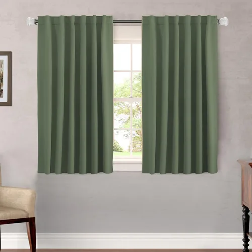 Miniatura 188 de H.VERSAILTEX Cortinas opacas con aislamiento térmico, paneles de tratamiento de ventana, cortinas opacas para oscurecer la habitación, cortinas Gris
