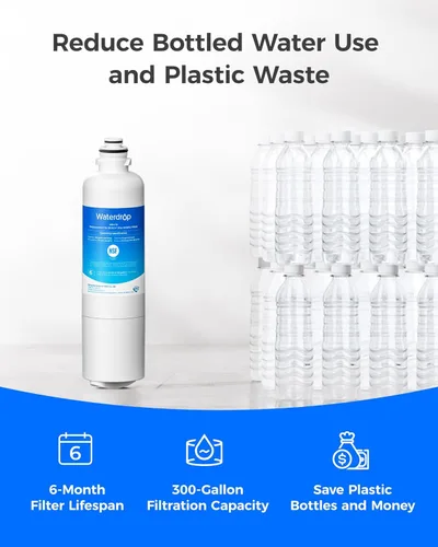 Miniatura 8 de Waterdrop 11032531 Filtro de agua para refrigerador, compatible con Bosch®, Ultra Clarity Pro®, filtro de agua Thermador®, repuesto para BORPLFTR50