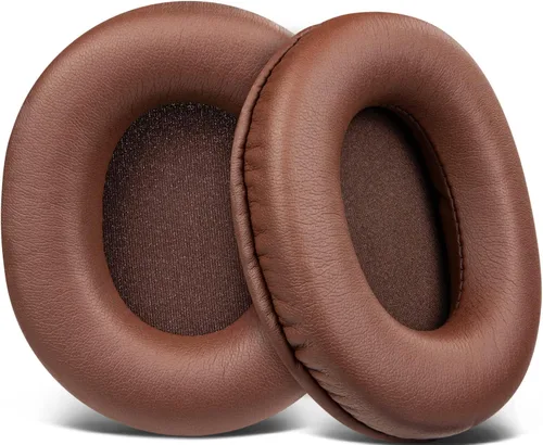 Miniatura 19 de SOULWIT Almohadillas de repuesto para auriculares de monitor Audio Technica ATH M50X M50XBT M50RD M40X M30X M20X MSR7 SX1, almohadillas con piel