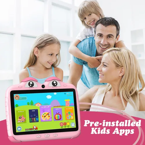 Miniatura 3 de Tablet para Niños de 7 Pulgadas 32GB con WiFi, Tablet para Niños Pequeños con Software Instalado Control Parental, Tabletas Android para Aprendizaje