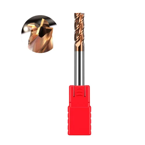 Miniatura 11 de ASNOMY 5 piezas de fresas cuadradas de carburo – 1/8 pulgadas (0.118 in) molino de extremo de carburo de grano micro para aceros de aleación/aceros
