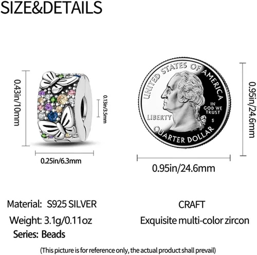 Miniatura 67 de LNQOBU Happy Life - Colgante para pulseras de abalorios, plata de ley 925 para mujer (con un espaciador de cuentas)