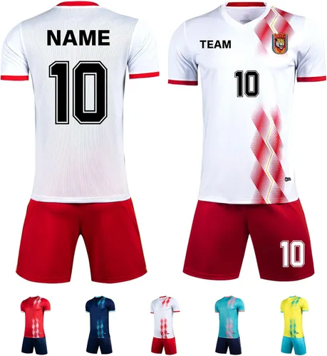 Miniatura 9 de ORYG Camisetas de fútbol personalizadas para niños, uniformes de equipo de fútbol personalizados para hombres y mujeres con nombre de número