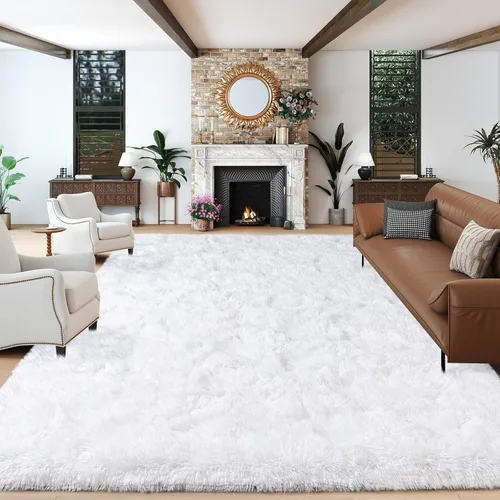 Miniatura 52 de Dssimo - Alfombra superesponjosa para la habitación, alfombra de área moderna, pequeña, suave y acogedora de felpa para niños, niñas y adolescentes