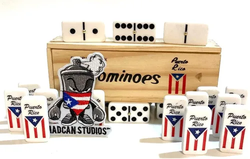 Miniatura 5 de Dominó de Puerto Rico, edición limitada, juego de dominó clásico puertorriqueño, edición Mad Can, estilo original de Broricua
