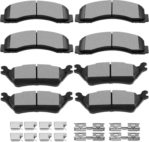 Miniatura 8 de SCITOO D815 D905 Juego de pastillas de freno de cerámica delanteras y traseras para INFINITI G35 2003-2005, para Nissan 350Z 2003-2005 para Altima
