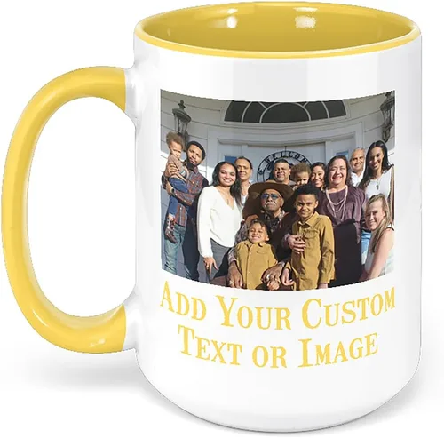 Miniatura 40 de Taza de café personalizada con foto, taza de cerámica personalizada de 11oz, taza de té con foto personalizada, idea única de regalo, Taza Café