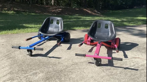 Miniatura 8 de Hishine Accesorio de asiento para aeropatineta de 6.5 a 10 pulgadas, diseño mejorado sin necesidad de correas de velcro, kit de conversión Go Kart