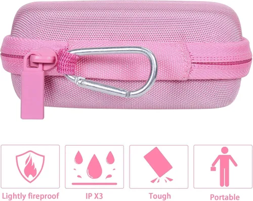 Miniatura 7 de co2CREA Funda rígida compatible con Anker 621 Nano Power Bank 5,000mAh 12W cargador portátil, funda rosa Rosado