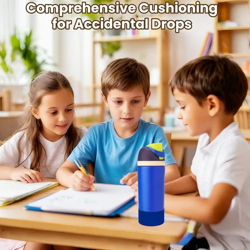 Miniatura 5 de 2 botas protectoras de silicona compatibles con Owala Kids de 16 onzas y 14 onzas, accesorios para 12 onzas, antideslizantes, resistentes a