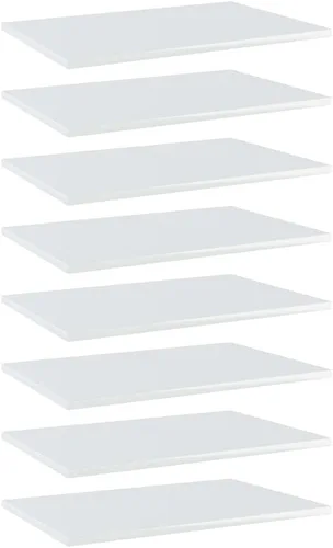 Miniatura 77 de 8 tableros de repuesto para estanterías, paneles de repuesto de aglomerado, unidades de almacenamiento, estantes organizadores, roble Sonoma de 15.7