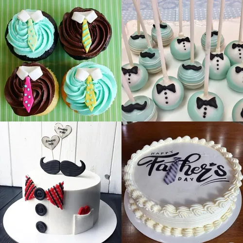 Miniatura 5 de Doumeny 6 moldes para fondant para el día del padre, con texto en inglés "I love dad", molde de silicona para bigote, para hornear, lazo, barba