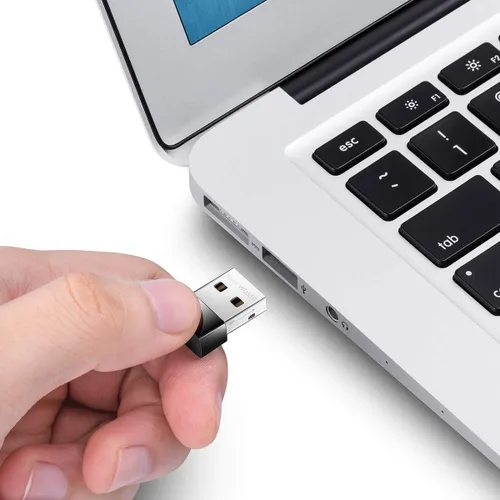 Miniatura 4 de Cudy Adaptador WiFi USB AC 650Mbps para PC, dongle inalámbrico de 5 GHz/2.4 GHz, WiFi, adaptador inalámbrico USB para portátil - tamaño nano