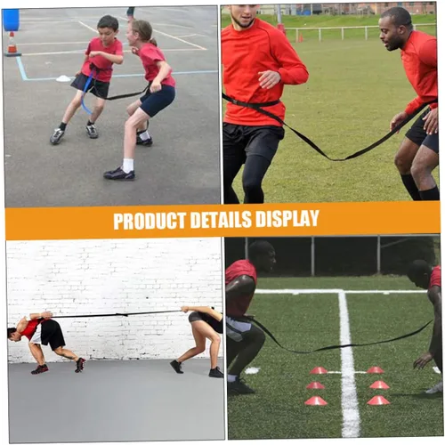 Miniatura 7 de Happyyami 1 juego de cinturón de entrenamiento de baloncesto y fútbol para habilidades de reacción mejoradas para sesiones deportivas de niños