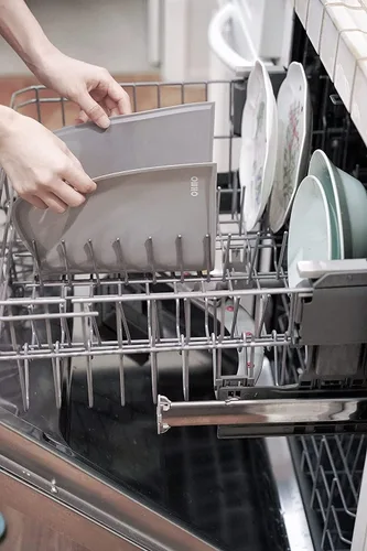 Miniatura 6 de OHMO - Tapete de silicona para alimentos para gatos, tapete de alimentación de mascotas para el piso, antideslizante e impermeable, bandeja de agua
