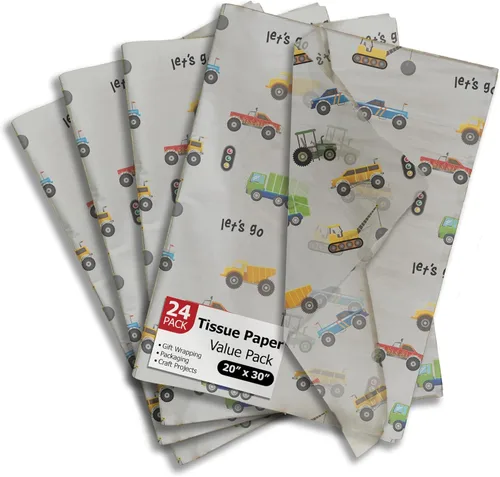 Miniatura 14 de Pro Supply Global Papel de seda impreso con hojas de otoño para bolsas de regalo o cajas y envoltura, papel de seda decorativo de otoño a granel
