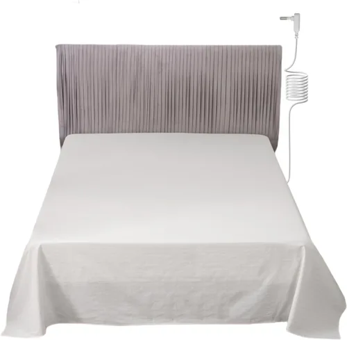 Grounding Sheets - Sábanas de tamaño matrimonial con cable de conexión a tierra de 15 pies, 90% algodón orgánico y 10% fibra de plata pura, sábanas