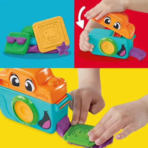Miniatura 3 de Play-Doh Photo Fun Starter Set, Juguete de Cámara para Niños para Juego de Simulación, Artes y Manualidades para Niñas y Niños de 2+ con 7