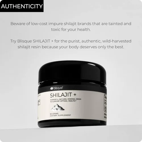 Miniatura 7 de Blisque – Suplemento de resina de shilajit orgánico puro del Himalaya Auténtico y natural Grado A dorado Contiene ácido fúlvico