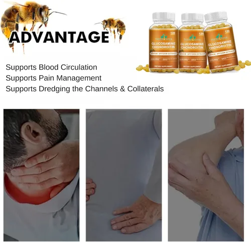 Miniatura 4 de TheraSuva Complejo de glucosamina condroitina MSM – Suplemento natural de apoyo, movilidad y flexibilidad, suministro de 2 meses, 120 cápsulas
