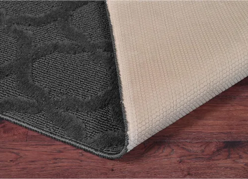 Miniatura 300 de Garland Rug Sparta - Alfombra antideslizante de polipropileno de 2 pies x 12 pies, color negro, ideal para salas de estar y pasillos, elegante