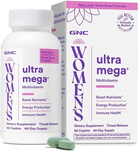 GNC Multivitamínico para mujer, 90 cápsulas