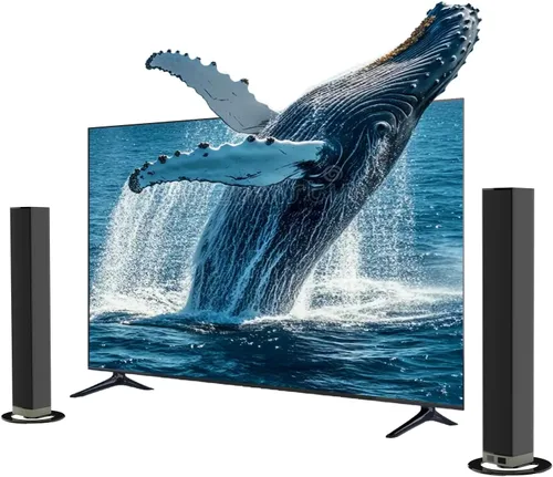 Miniatura 2 de MZEIBO Barra de sonido para Smart TV, barra de sonido Bluetooth de 80 W, altavoz de TV desmontable 2 en 1 con Bluetooth 5.0/ARC/óptico/AUX, sistema