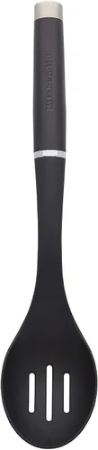 Miniatura 2 de KitchenAid KO004OHOBA Gourmet - Cuchara ranurada de nailon, color negro mate