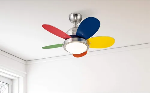 Miniatura 8 de Westinghouse Lighting 7223600 Roundabout - Ventilador de techo para interiores con luz, 30 pulgadas, níquel cepillado