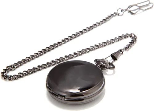 Miniatura 5 de SEWOR Nice Quartz Pocket Watch Shell Dial Gold Smooth Case with Two Type Chain Leather Metal
