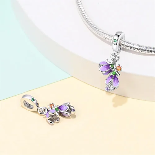 Miniatura 7 de LIGHTDOG Abalorios de plata de ley 925 para pulseras Pandora, collares para mujer, cuentas colgantes, cuentas de joyería, regalos para mujeres