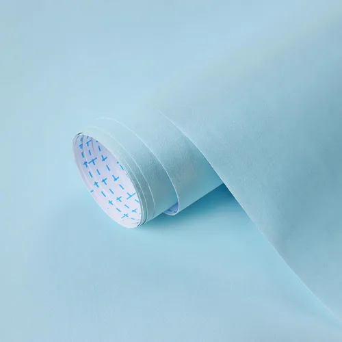 Miniatura 11 de HeloHo Papel tapiz verde liso, con textura mate, papel de pared moderno autoadhesivo extraíble, impermeable, papel de contacto para sala de estar