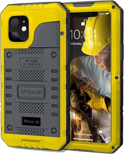 Miniatura 12 de Mitywah - Funda impermeable compatible con iPhone X/XS, [Cubierta protectora de cuerpo completo] con [protección de pantalla integrada]