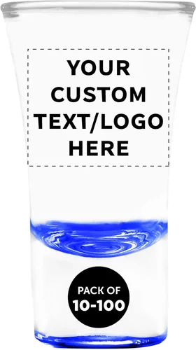 Miniatura 12 de Lord Shooter - Vasos de chupito grabados personalizados de 1.75 onzas, paquete de 10/50/100, texto personalizado, logotipo, fiesta de cumpleaños